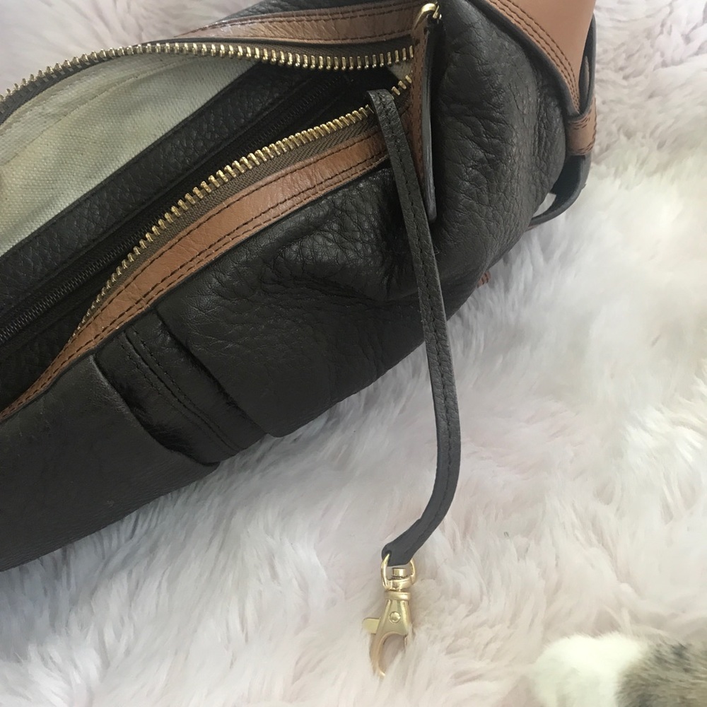 Vintage Michael Kors Harness brown tan pebbled leather purse - Picture 13 of 13